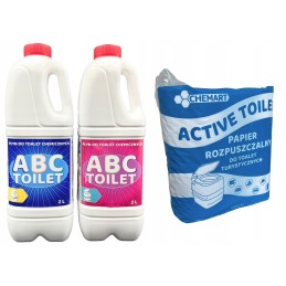 Fluids for tourist toilets 2x2l abc paper