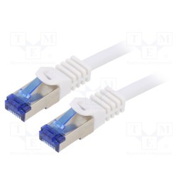 1 pcs x LOGILINK - C6A041S - Patch cord, S/FTP, 6a, stranded, Cu, LSZH, white, 1.5m, 26AWG