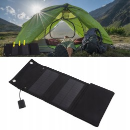Solar panel foldable power bank charger