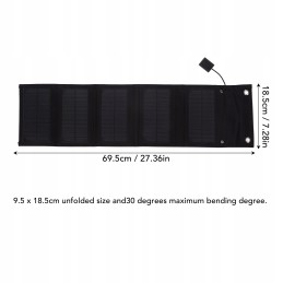 Solar panel foldable power bank charger