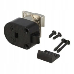 Push-in lock for a camper, a yacht, a satin trailer