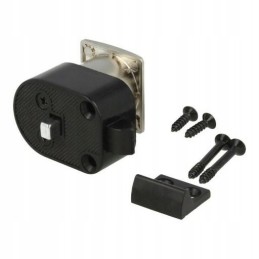 Push-in lock for a camper, a yacht, a satin trailer