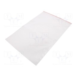 1 pcg x PLAST - 195163 - Self-seal bag, L: 340mm, Width: 240mm, Thick: 45um, polyetylene