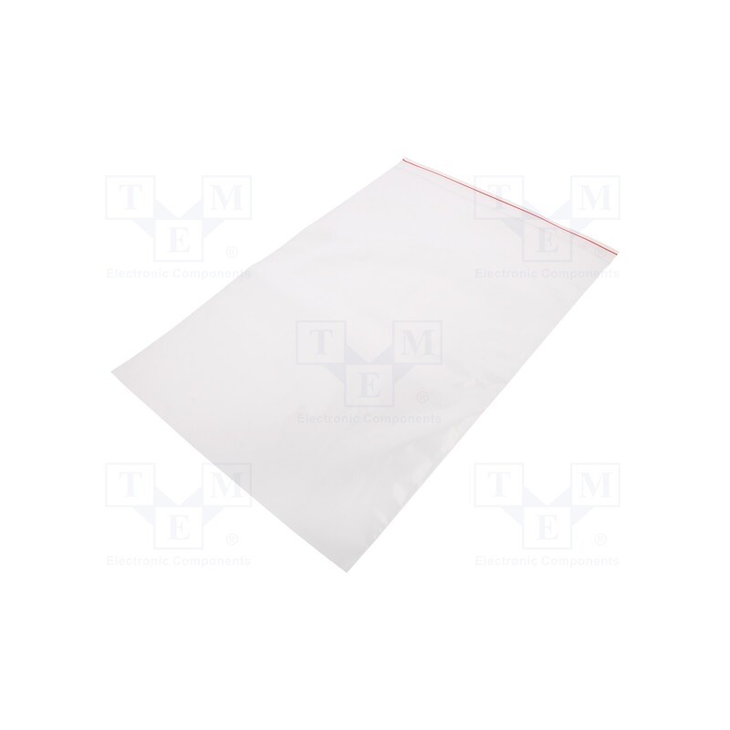 1 pcg x PLAST - 195163 - Self-seal bag, L: 340mm, Width: 240mm, Thick: 45um, polyetylene