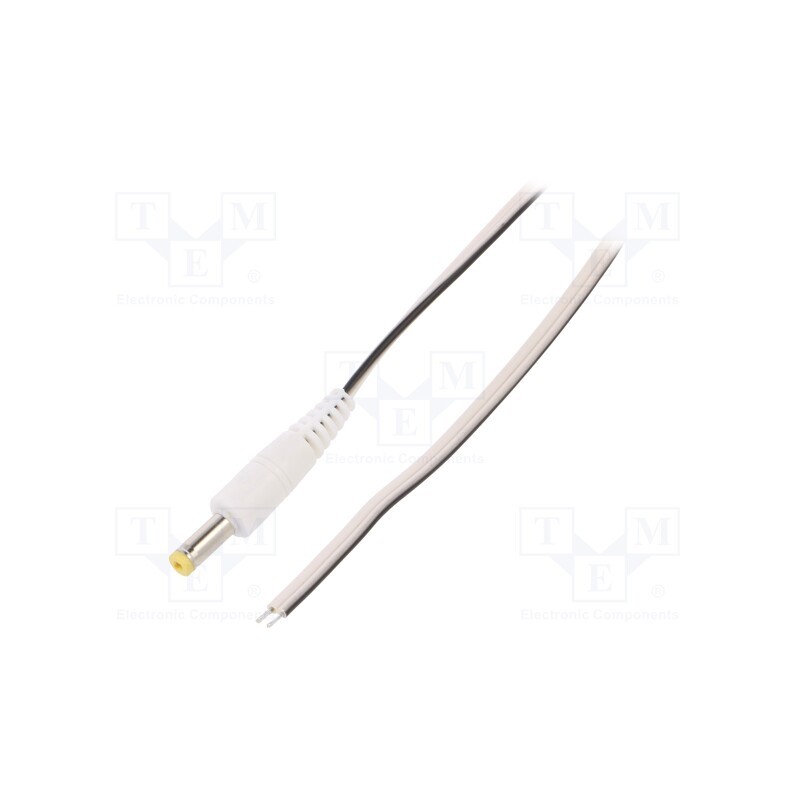 1 pcs x BQ CABLE - DC.CAB.1500.0150 - Cable, 2x0.5mm2, wires,DC 4,8/1,7 plug, straight, white, 1.5m