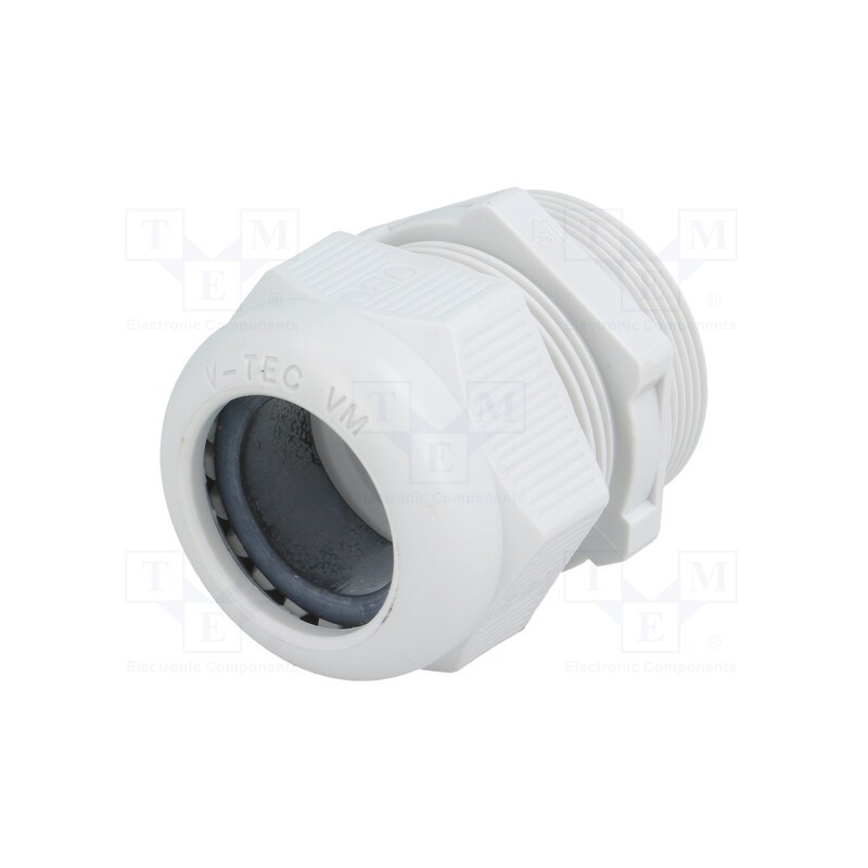 1 pcs x OBO BETTERMANN - V-TEC VM40 LGR - Cable gland, M40, 1.5, IP68, polyamide, light grey, V-TEC VM