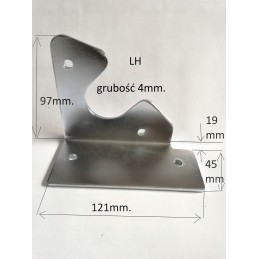 Central side shaft support for Krone LH semi-trailers