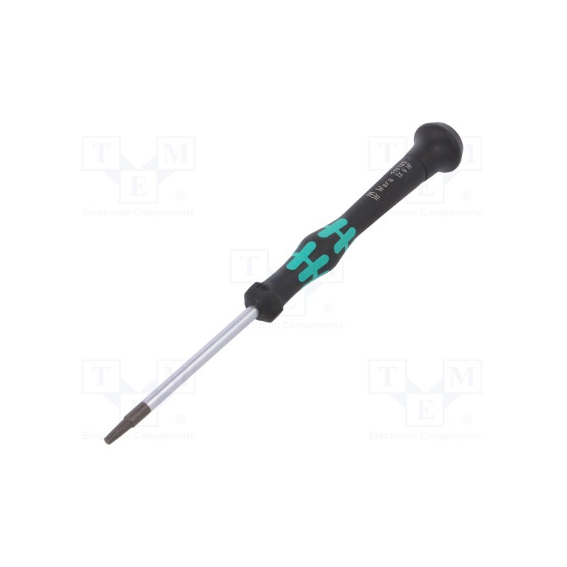 1 pcs x WERA - 5118185001 - Screwdriver, Torx®, precision, TX09, with holding function