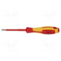 1 pcs x KNIPEX - 98 13 25 - Screwdriver, insulated, hex key, HEX 2,5mm, Blade length: 75mm