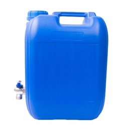 Water container tank 20l with tap bus assistance