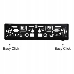 License plate frame 530x135 proplus tuv