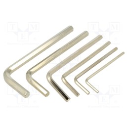 1 pcs x IRIMO - 41011 - Wrenches set, hex key, steel, 6pcs.