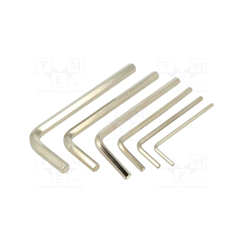 1 pcs x IRIMO - 41011 - Wrenches set, hex key, steel, 6pcs.