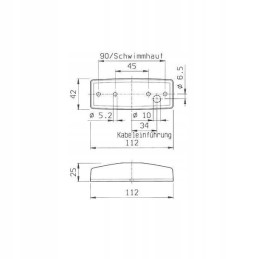 White side marker lamp, jokon light