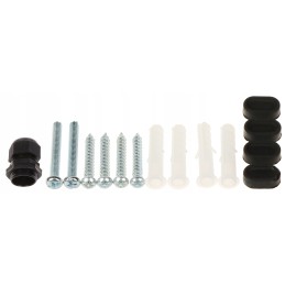 230v double socket, surface-mounted, external, hermetic, IP66