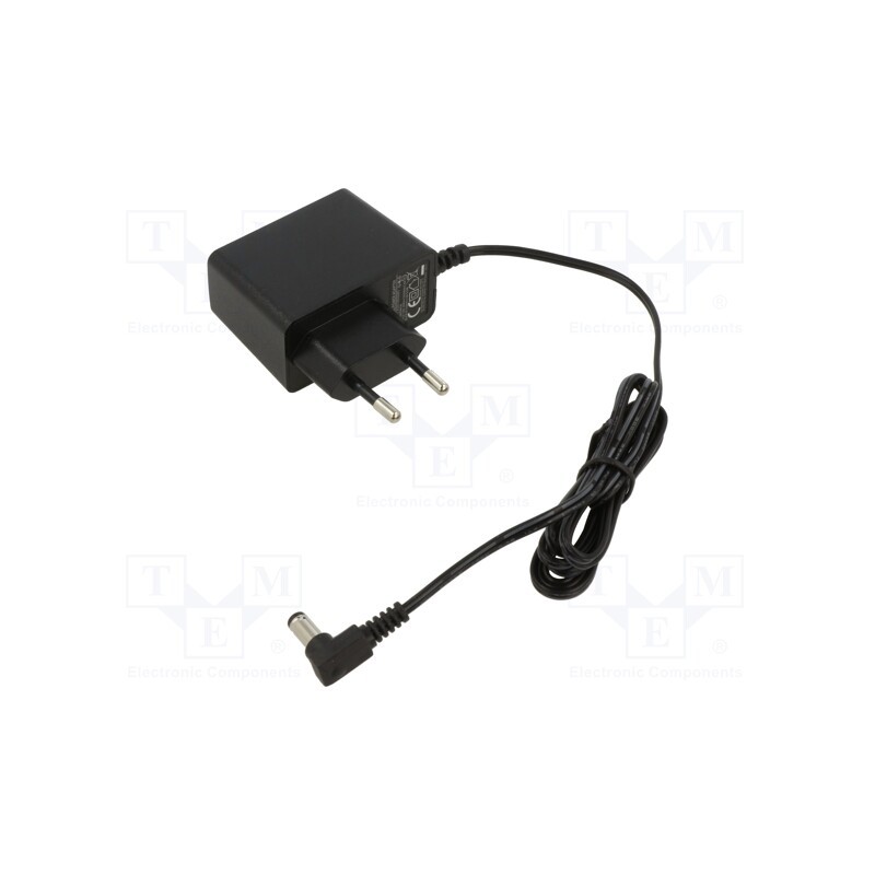 1 pcs x ESPE - E0909W2E-2555-L - Power supply: switched-mode, plug, 9VDC, 1A, 9W, Plug: EU, 76%