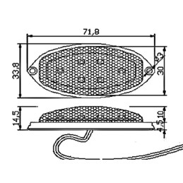 LED lamp 6 smd lighting camper grill 12v 24v