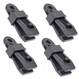 A holder for attaching the carpet to the camper's vestibule