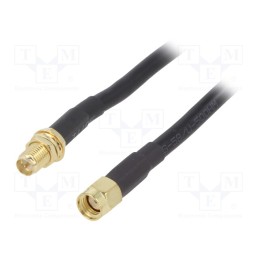 1 pcs x ONTECK - SMA-M/F-OTK3 - Cable, 50Ω, 3m, RP-SMA male,RP-SMA female, black, straight