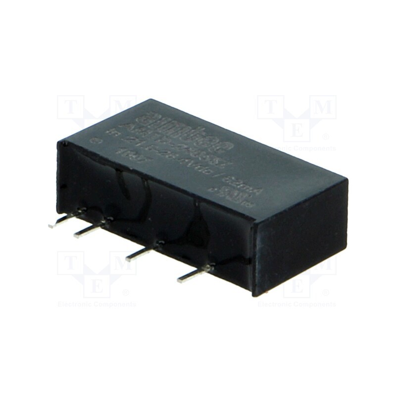 1 pcs x AIMTEC - AM1D-2405SZ - Converter: DC/DC, 1W, Uin: 21.6÷26.4V, Uout: 5VDC, Iout: 200mA, SIP7