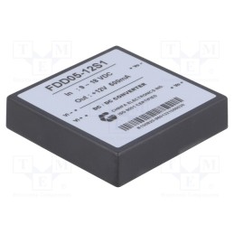 1 pcs x CHINFA ELECTRONICS - FDD05-12S1 - Converter: DC/DC, 6W, Uin: 9÷18V, Uout: 12VDC, Iout: 500mA