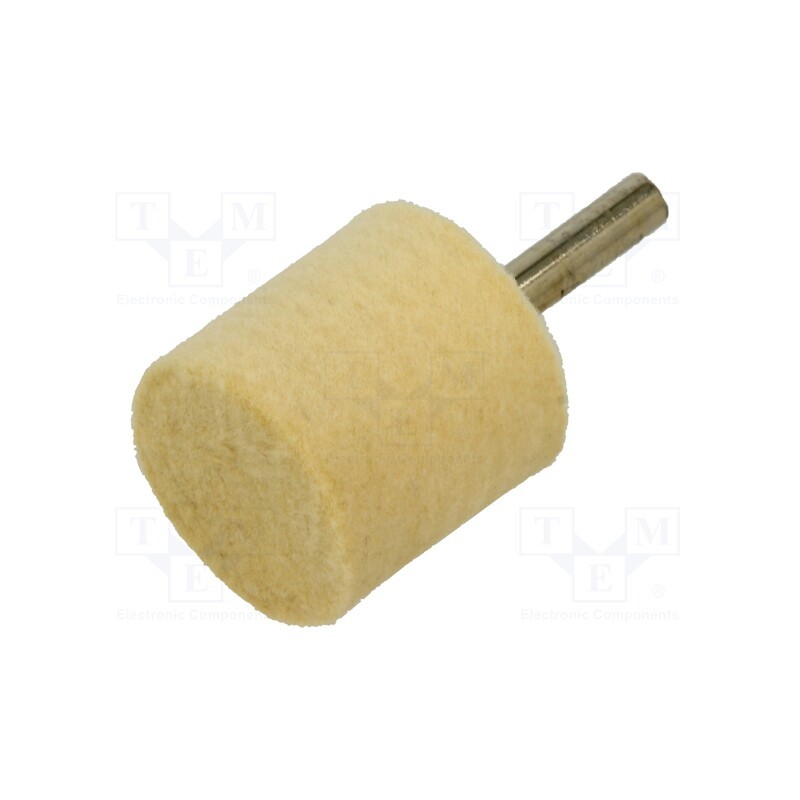 1 pcs x ABRA BETA - 1236160 - Grinding pin, for polishing metals, felt, with lever