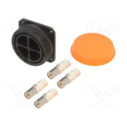 1 pcs x BULGIN - PXP9052/04/S - Connector: circular, socket, female, PIN: 4, Buccaneer 9000, IP68