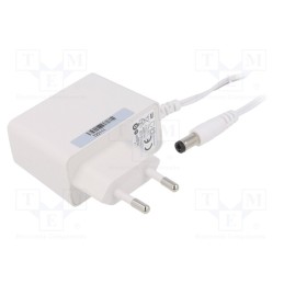 1 pcs x POS - POSC12100A-WH25 - Power supply: switched-mode, plug, 12VDC, 1A, 12W, Plug: EU, 82.96%