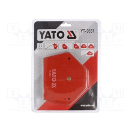 1 pcs x YATO - YT-0867 - Weld holder, 111x136x24mm, magnetic, 34kg