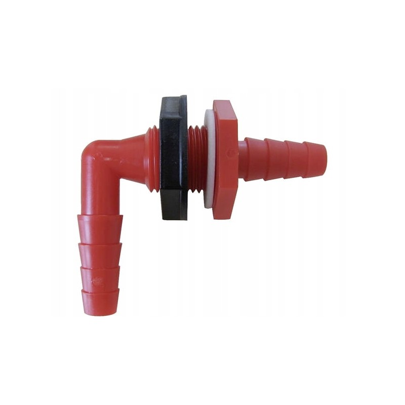 Adapter for hose 10 12 mm elbow connector through the tank turismuspl