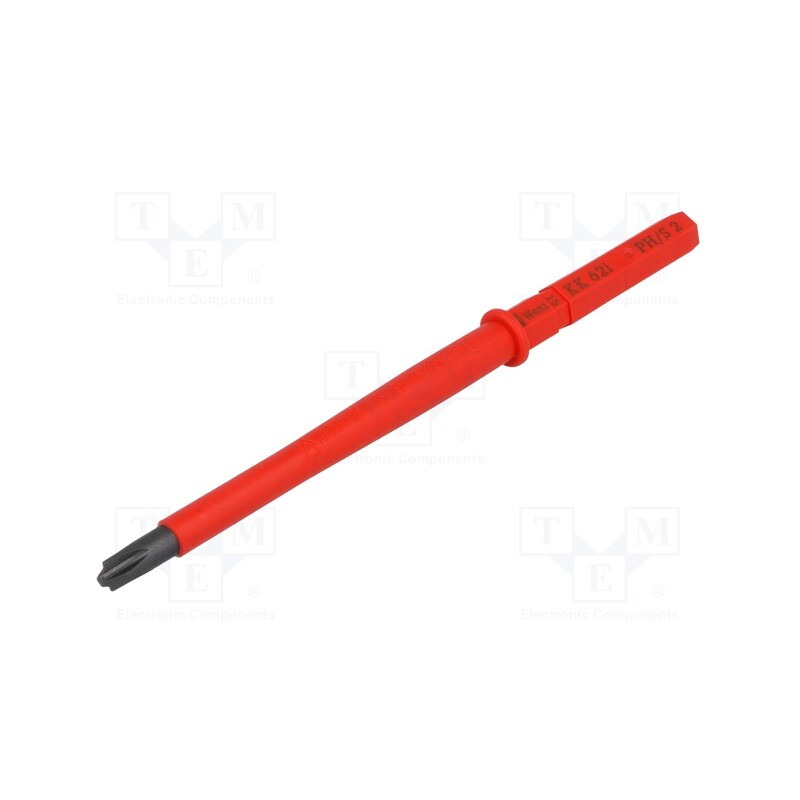 1 pcs x WERA - 5003441001 - Interchangeable blade, PlusMinus cross PH-type, insulated,slim