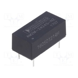 1 pcs x AIMTEC - AM2M-2424S-NZ - Converter: DC/DC, 2W, Uin: 21.6÷26.4V, Uout: 24VDC, Iout: 83mA, DIP14