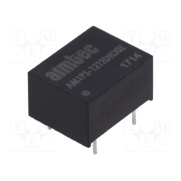 1 pcs x AIMTEC - AM1PS-1212DH30Z - Converter: DC/DC, 1W, Uin: 10.8÷13.2V, Uout: 12VDC, Uout2: -12VDC