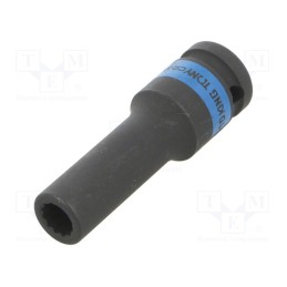 1 pcs x KING TONY - 443010M - Socket, 12-angles,socket spanner,impact, 1/2', long