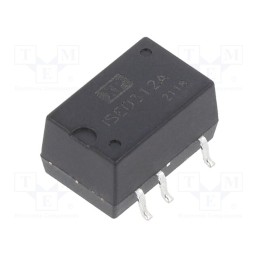 1 pcs x XP POWER - ISE0312A - Converter: DC/DC, 1W, Uin: 2.97÷3.63V, Uout: 12VDC, Iout: 84mA, SMD