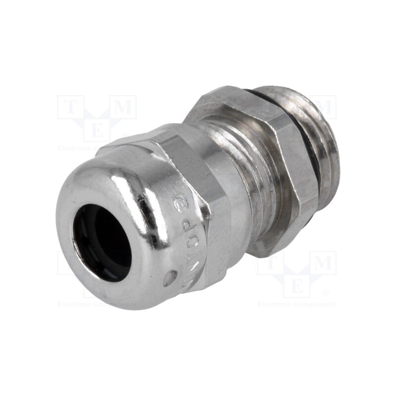 1 pcs x LAPP - SKINTOP MS PG7 52015700 - Cable gland, PG7, IP68, brass, Body plating: nickel, SKINTOP® MS