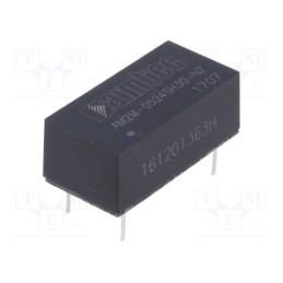 1 pcs x AIMTEC - AM2M-0524SH30-NZ - Converter: DC/DC, 2W, Uin: 4.5÷5.5V, Uout: 24VDC, Iout: 83mA, DIP14