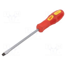 1 pcs x BM GROUP - BM1163 - Screwdriver, slot, for impact, SL 8, Blade length: 150mm