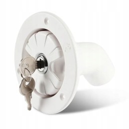 Filling clean drinking water into the camper with a Polish key