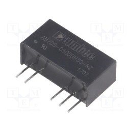 1 pcs x AIMTEC - AM2DS-0505DH30-NZ - Converter: DC/DC, 2W, Uin: 4.5÷5.5V, Uout: 5VDC, Uout2: -5VDC, SIP7