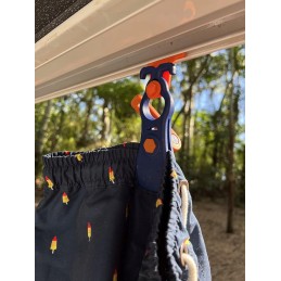 Peggy peg clamp set, crocodile peggy, 4 pcs