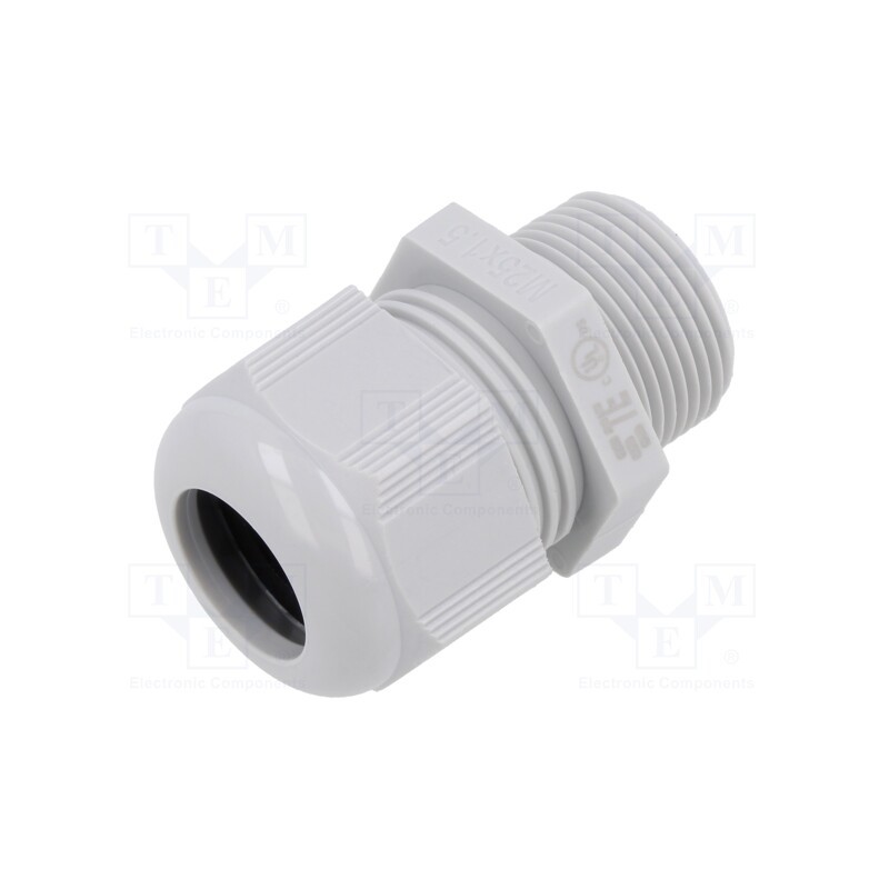 1 pcs x TE Connectivity - EP-SG-M25-LGR-D - Cable gland, without nut,with long thread, M25, 1.5, IP68