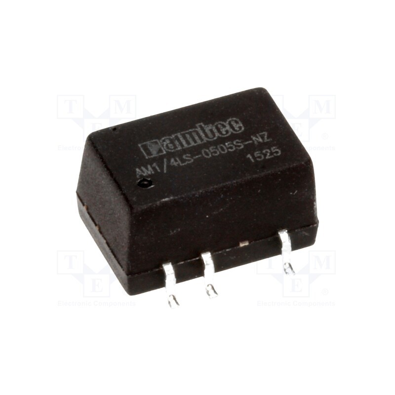 1 pcs x AIMTEC - AM1/4LS-2405S-NZ - Converter: DC/DC, 0.25W, Uin: 21.6÷26.4V, Uout: 5VDC, Iout: 50mA, SMD