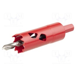 1 pcs x WOLFCRAFT - 5463000 - Hole saw, Ø: 6mm, Ø: 22mm, wood,drywall,steel,plastic, hexagonal