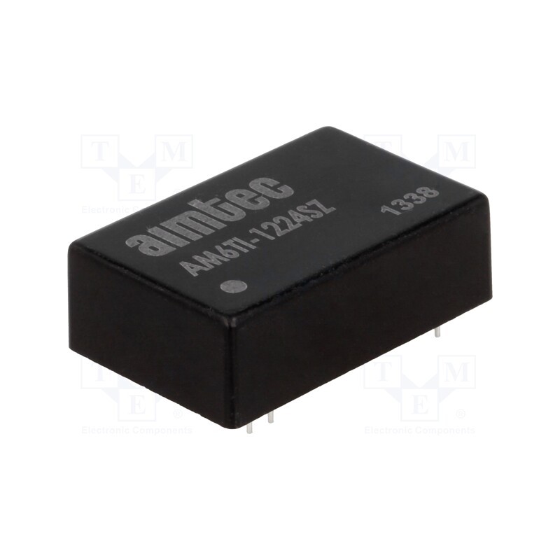 1 pcs x AIMTEC - AM6TI-1224SZ - Converter: DC/DC, 6W, Uin: 9÷18V, Uout: 24VDC, Iout: 250mA, DIP24