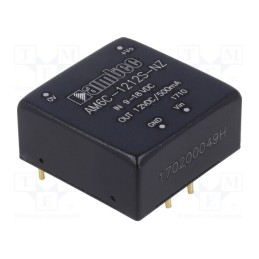 1 pcs x AIMTEC - AM6C-1212S-NZ - Converter: DC/DC, 6W, Uin: 9÷18V, Uout: 12VDC, Iout: 500mA, 1'x1'