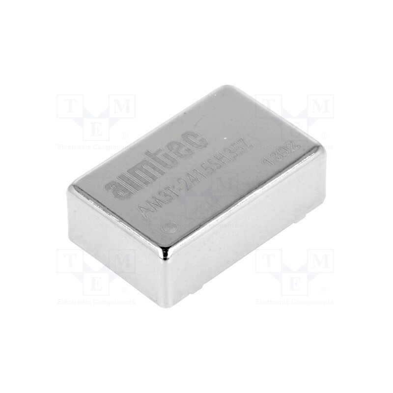 1 pcs x AIMTEC - AM3T-2415SH35Z - Converter: DC/DC, 3W, Uin: 18÷36V, Uout: 15VDC, Iout: 200mA, DIP24