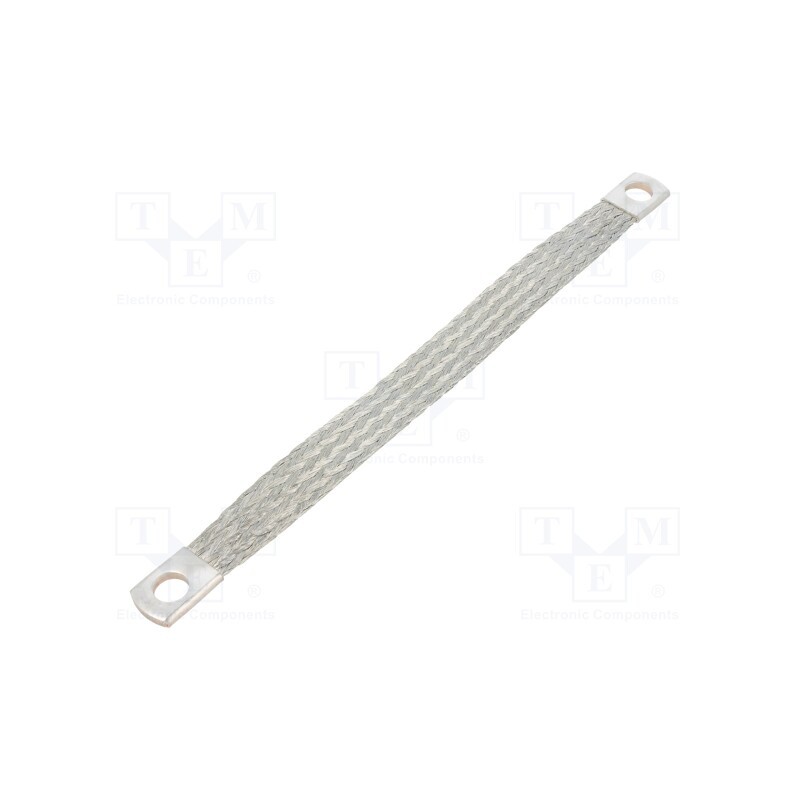 1 pcs x HELUKABEL - 11008378 - Braids, tape, 16mm2, Ø1: 8.5mm, Ø2: 8.5mm, L: 0.2m, -20÷125°C