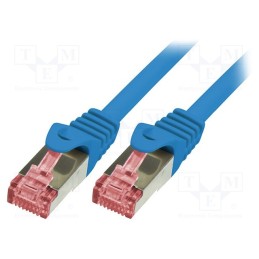 1 pcs x LOGILINK - CQ2056S - Patch cord, S/FTP, 6, stranded, Cu, LSZH, blue, 2m, 27AWG