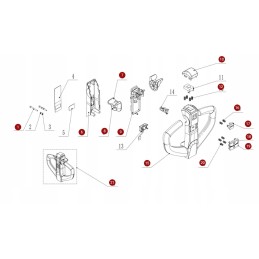 The accelerator knob on the stroller ep15 li